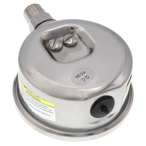 Main product image of 2-1/2" Dial Stainless Steel Pressure Gauge w/ Bottom Mount