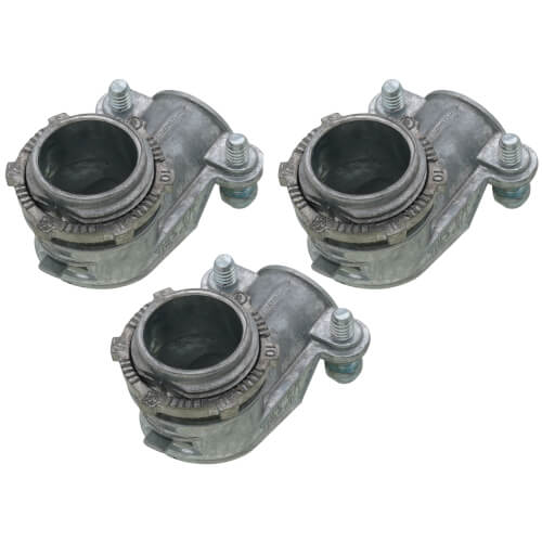 Main product image of 3/8" Die Cast Zinc 90 Degree Connector (Pack of 3)