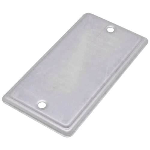 Main product image of Plated Steel Blank Utility Cover (2-11/32" Width x 4-1/4" Length)