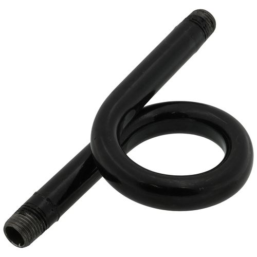 Main product image of 1/4" Straight Black Iron Pigtail (Heavy)