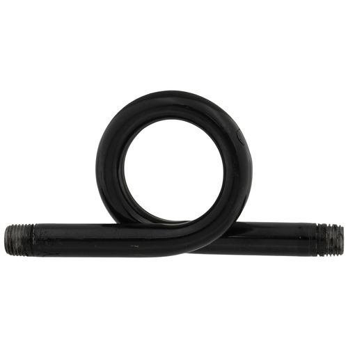 Main product image of 1/4" Straight Black Iron Pigtail (Heavy)
