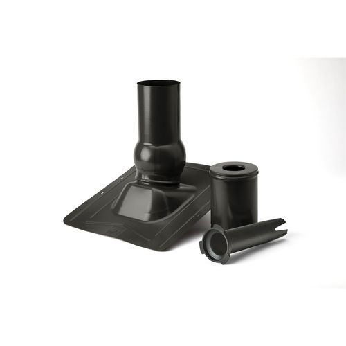 Main product image of 2" Pivot Pipe Boot Flashing - 26 Gauge (Black), PPBG2BL