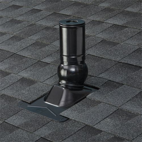Main product image of 2" Pivot Pipe Boot Flashing - 26 Gauge (Black), PPBG2BL