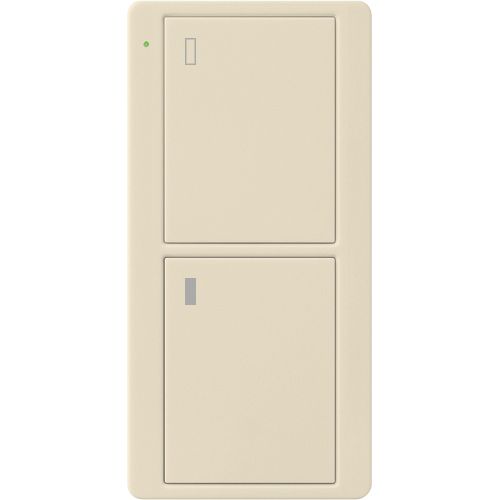 Main product image of 2-Button Pico Smart Remote, with Appliance Icons, PJ2-2B-GLA-L02, Light Almond
