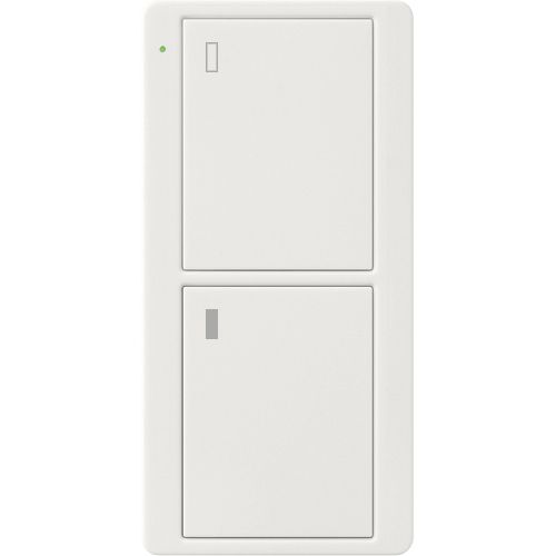 Main product image of 2-Button Pico Smart Remote, with Appliance Icons, PJ2-2B-GWH-L02, White