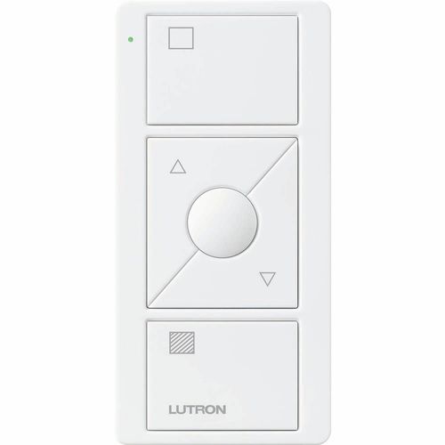 Main product image of Original 3-Button Pico Smart Remote with Raise/Lower and Preset, with Shade Icons, White