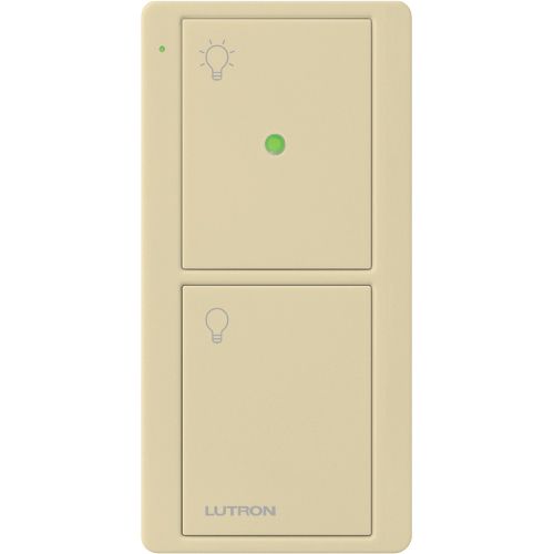 Main product image of 2-Button Pico Smart Remote with Night Light, with Light Icons, PJN-2B-GIV-L01, Ivory