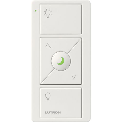 Main product image of Original 3-Button Pico Smart Remote w/ Night Light, Raise/Lower, Preset, w/ Light Icons, PJ2-3BRL-GWH-L01, White