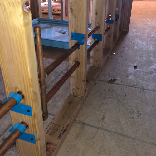 Main product image of 3/4" Back of Stud Hap Pipe Hanger Fits 3/4" CPVC, PEX, Copper and 1/2" PVC Pipes