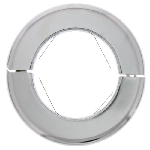 Main product image of 2-1/2" IPS Heavy Duty Floor and Ceiling Plate w/ Spring, 5-3/8" OD (Chrome Plated)
