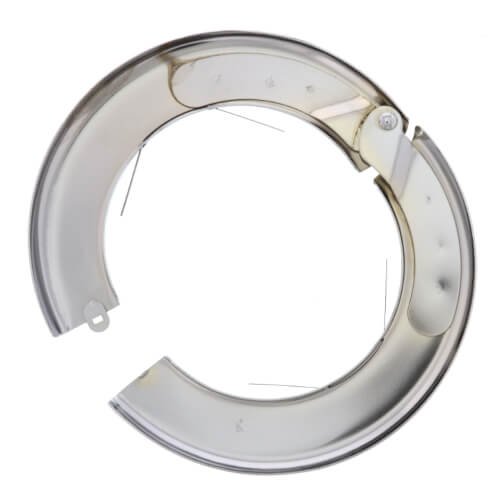 Main product image of 4" IPS Heavy Duty Floor and Ceiling Plate w/ Spring, 7-1/8" OD (Chrome Plated)