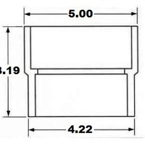 Main product image of 4" Schedule 40 DWV to SDR Adapter Spigot Coupling, PAD046