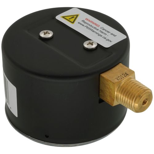 Main product image of 2-1/2" PLP Steel Low Pressure Gauge, 1/4" Bottom NPT w/ Brass Internals (0-200" WC)