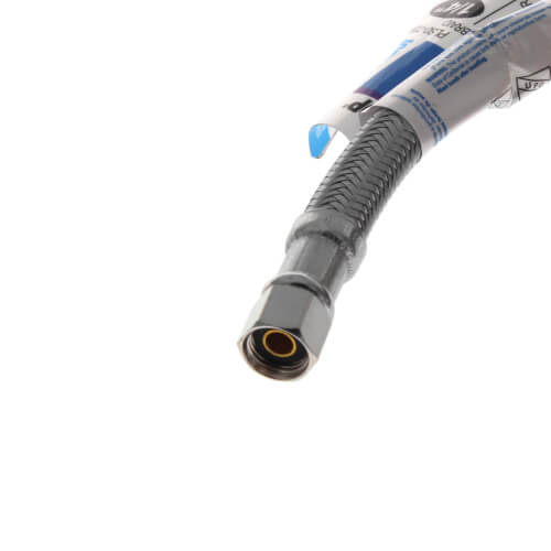 72" Braided Stainless Steel Ice Maker Connector, (1/4" x 1/4" Compression Thread)