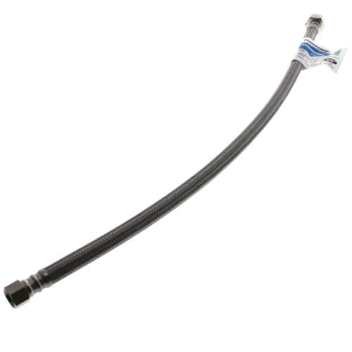 Main product image of 20" Braided Stainless Steel Faucet Connector, 3/8" Compression x 1/2" FIP (Lead Free)