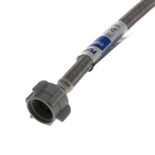 Main product image of 20" Braided Stainless Steel Toilet Connector (3/8" Compression x 7/8" Ballcock)