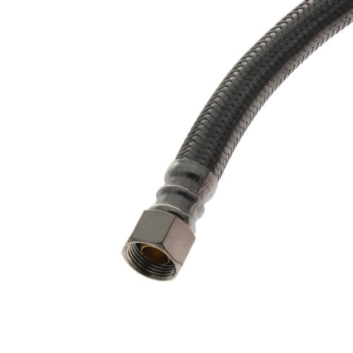 Main product image of 60" Braided Stainless Steel Dishwasher Connector w/ Garden Hose Elbow (3/8" x 3/8" Compression) 