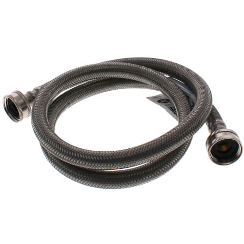 3/4" x 4' Stainless Steel Braided Washing Machine Connector (Lead Free)