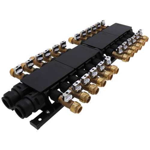 Main product image of 3/4" Home Run Manifold w/ 1/2" Sharkbite Outlets (24 Outlets)
