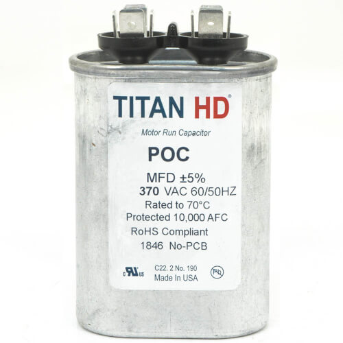 Main product image of 35 MFD Oval Motor Run Capacitor (370V)