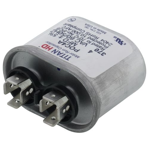 Main product image of 4 MFD Oval Motor Run Capacitor (370V)