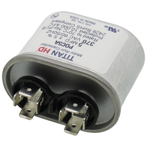 Main product image of 5 MFD Oval Motor Run Capacitor (370V)