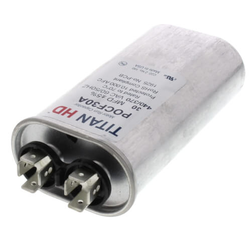 Main product image of 30 MFD Oval Motor Run Capacitor (440/370V)