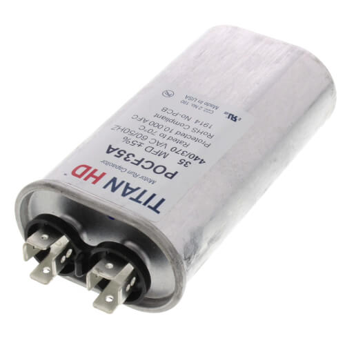 Main product image of 35 MFD Oval Motor Run Capacitor (440/370V)