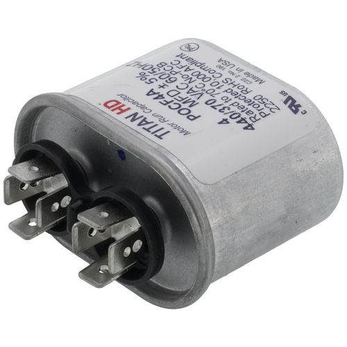 Main product image of 4 MFD Oval Motor Run Capacitor (440/370V)