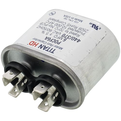 Main product image of 6 MFD Oval Motor Run Capacitor (440/370V)