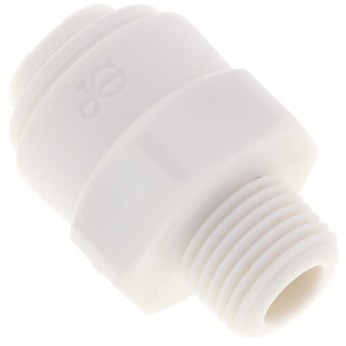 Main product image of 1/4" x 1/8" NPTF Male Connector (Polypropylene)