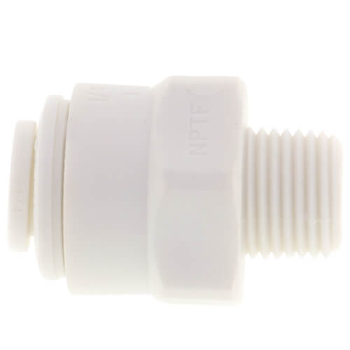 Main product image of 1/4" x 1/8" NPTF Male Connector (Polypropylene)