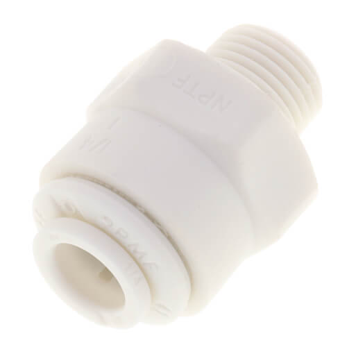 Main product image of 1/4" x 1/8" NPTF Male Connector (Polypropylene)
