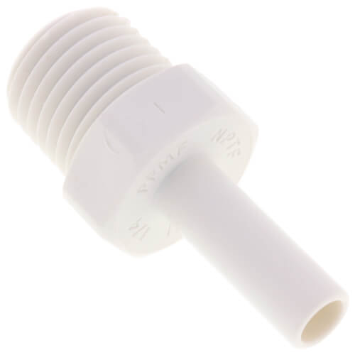 Main product image of 1/4" x 1/4" NPTF Stem Adapter (Polypropylene)