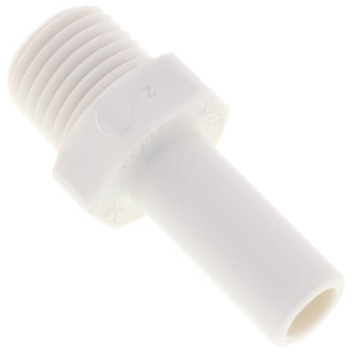 Main product image of 3/8" x 1/4" NPTF Stem Adapter (Polypropylene)