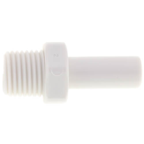 Main product image of 3/8" x 1/4" NPTF Stem Adapter (Polypropylene)