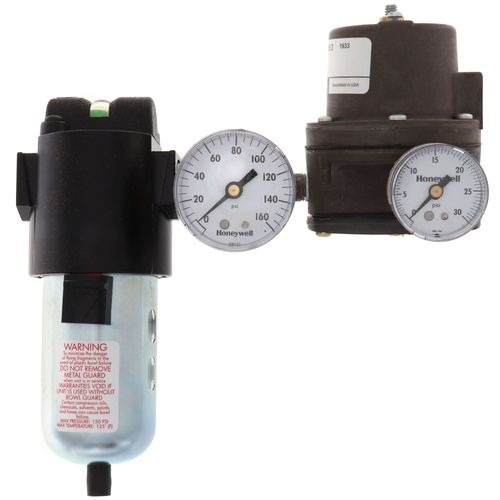 Main product image of Pressure Reducing Valve for Dual Pressure Systems, w/ Sub-micron Filter Station, 2 PSI Gauges