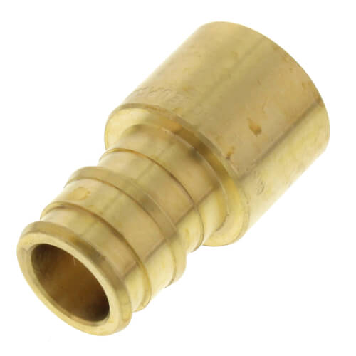 Main product image of 1/2" Expansion PEX x 1/2" Female Sweat Copper Pipe Adapter (Lead Free Brass)