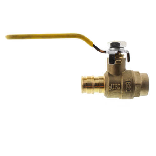 Main product image of 1/2" Expansion PEX x 1/2" Copper Brass Ball Valve (Lead Free)