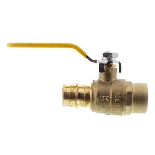 Main product image of 3/4" Expansion PEX x 3/4" Copper Brass Ball Valve (Lead Free)