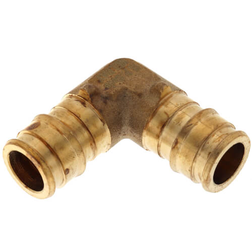 Everflow PXLN0100-NL 1 Inch Pex Barb Elbow Lead Free DZR Brass Construction Everflow PXLN0100-NL 1 Inch Pex Barb Elbow Lead Free DZR Brass Construction