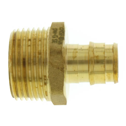 Main product image of 1/2" Expansion PEX x 3/4" NPT Male Adapter (Lead Free Brass)