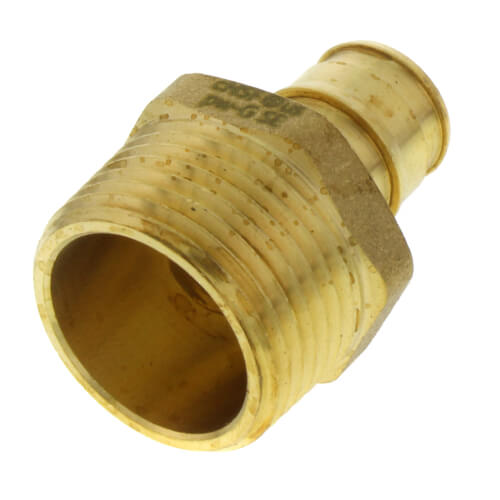 Main product image of 1/2" Expansion PEX x 3/4" NPT Male Adapter (Lead Free Brass)
