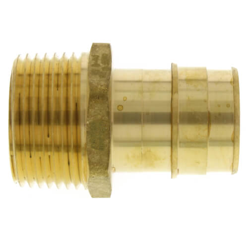 Main product image of 1" Expansion PEX x 1" NPT Male Adapter (Lead Free Brass)