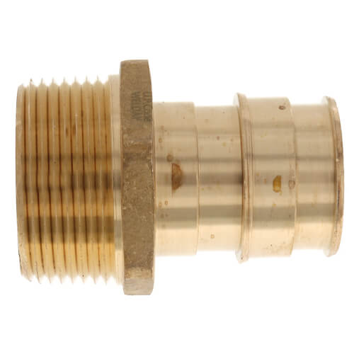 Main product image of 1-1/4" Expansion PEX x 1-1/4" NPT Male Adapter (Lead Free Brass)