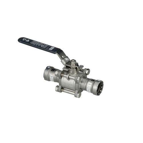 Main product image of 1" MegaPress FKM 3-Piece Stainless Steel Ball Valve