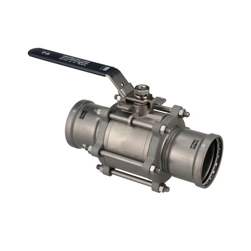 Main product image of 4" MegaPress FKM 3-Piece Stainless Steel Ball Valve