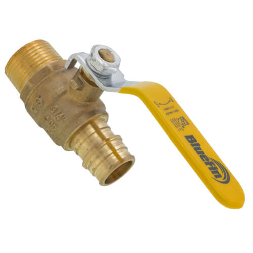 Main product image of 3/4" Expansion PEX x 3/4" Male NPT Brass Ball Valve (Lead Free)