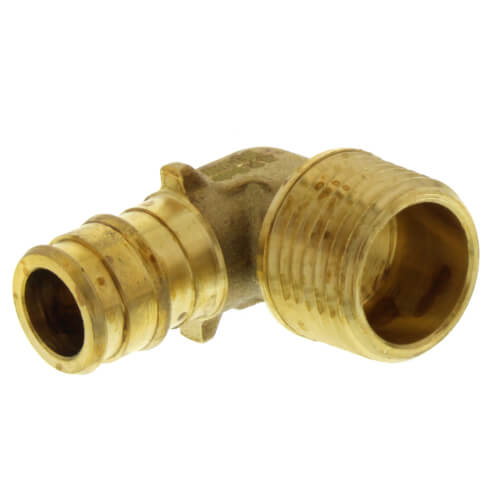 Main product image of 1/2" Expansion PEX x 1/2" MIP Elbow (Lead Free Brass)