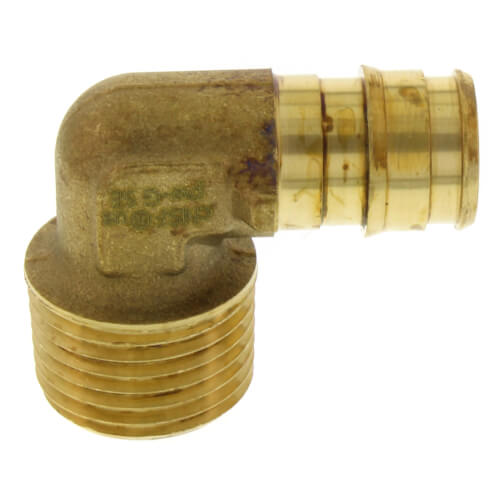 Main product image of 1/2" Expansion PEX x 1/2" MIP Elbow (Lead Free Brass)